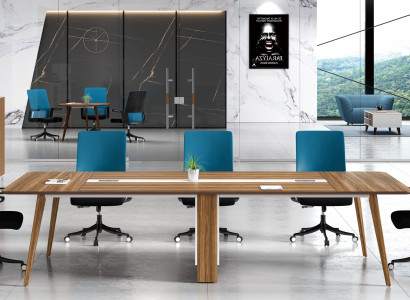 Konferenztisch Modern Büro Tische Besprechungstisch Meeting 320cm